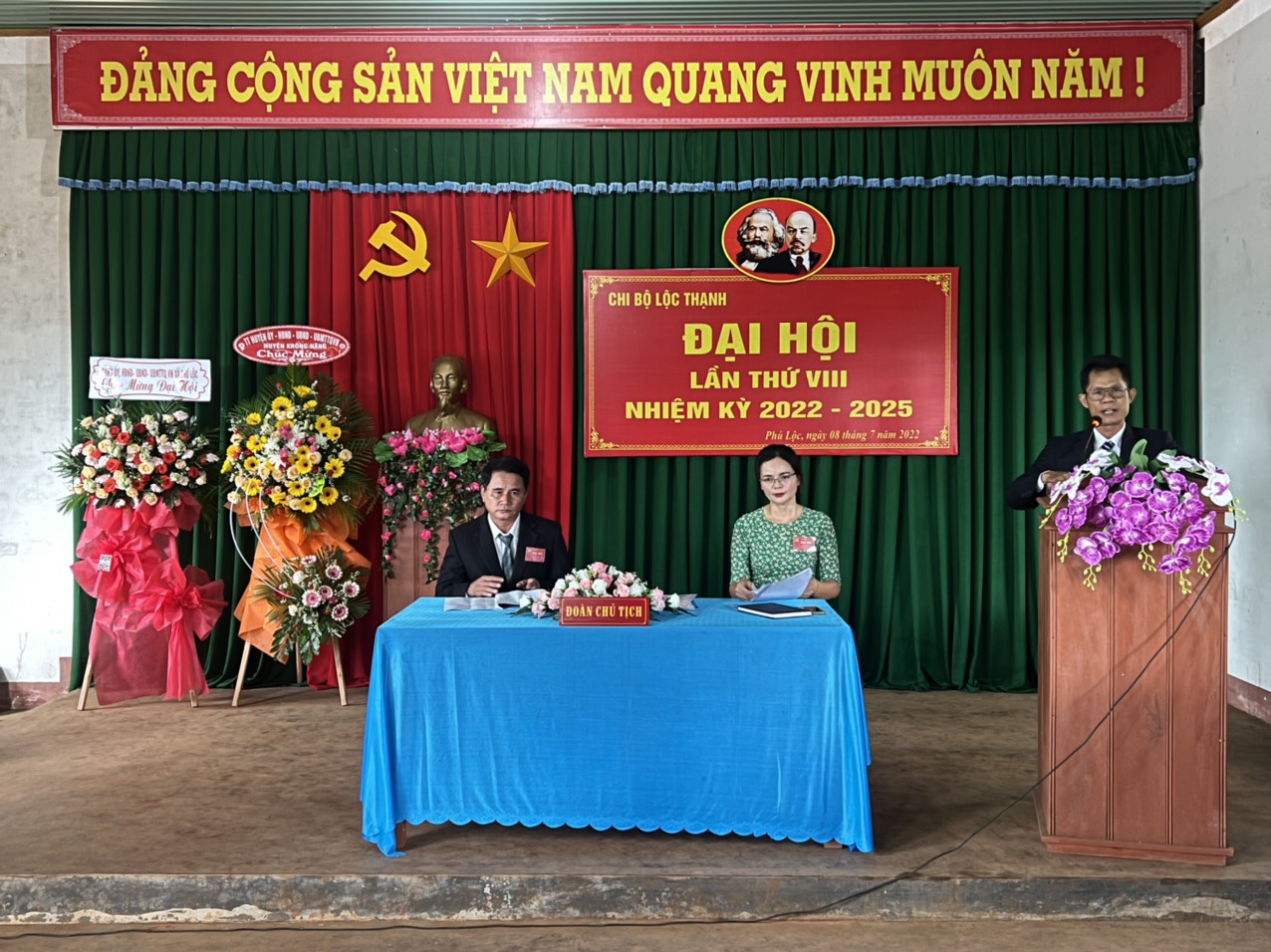 Chi bộ thôn Lộc Thạnh, xã Phú Lộc Đại hội lần thứ 8, nhiệm kỳ 2022 - 2025